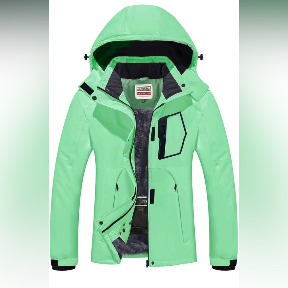 Bright Green Womens Ski Jacket